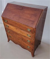 Antique Slant Front Secretary Desk