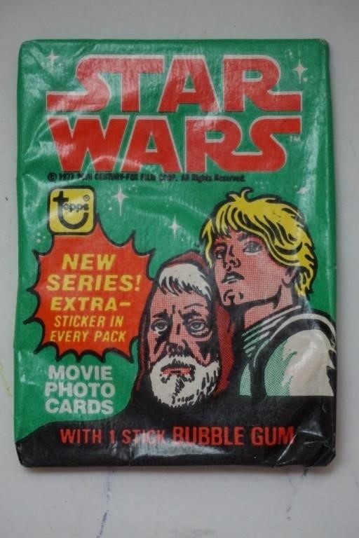 1977 TOPPS Star Wars Wax Pack