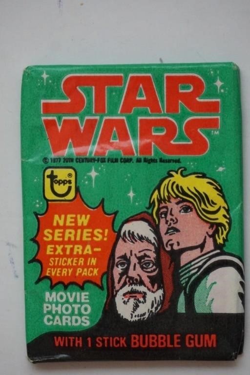 1977 Star Wars Wax Pack Topps