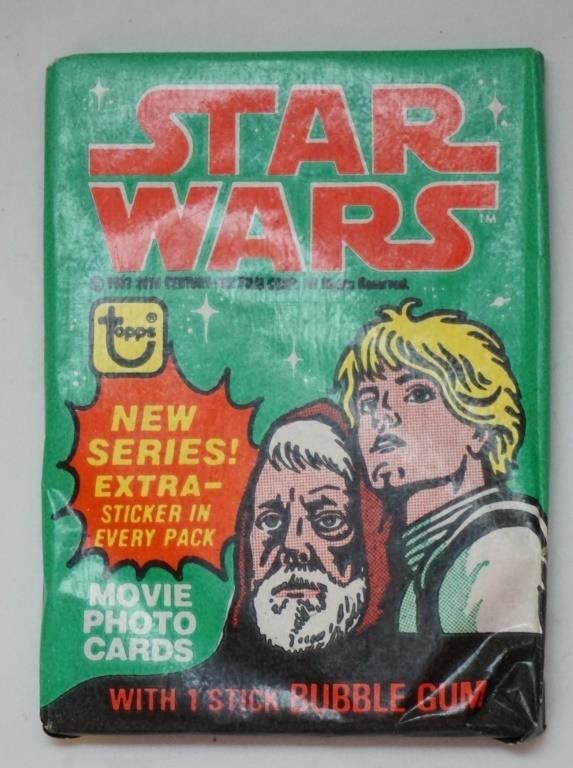 1977 Star Wars Wax Pack Topps