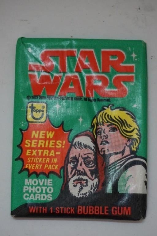 1977 Star Wars Wax Pack Topps