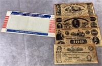 Reproduced Confederate Currency