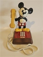 NICE VTG MICKEY MOUSE PUSH BUTTON PHONE-WORKS