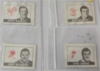1969-70 OPC Hockey Stamps incl Rod Gilbert,