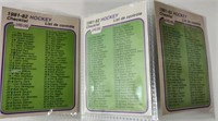 1981-82 OPC Checklist Set
