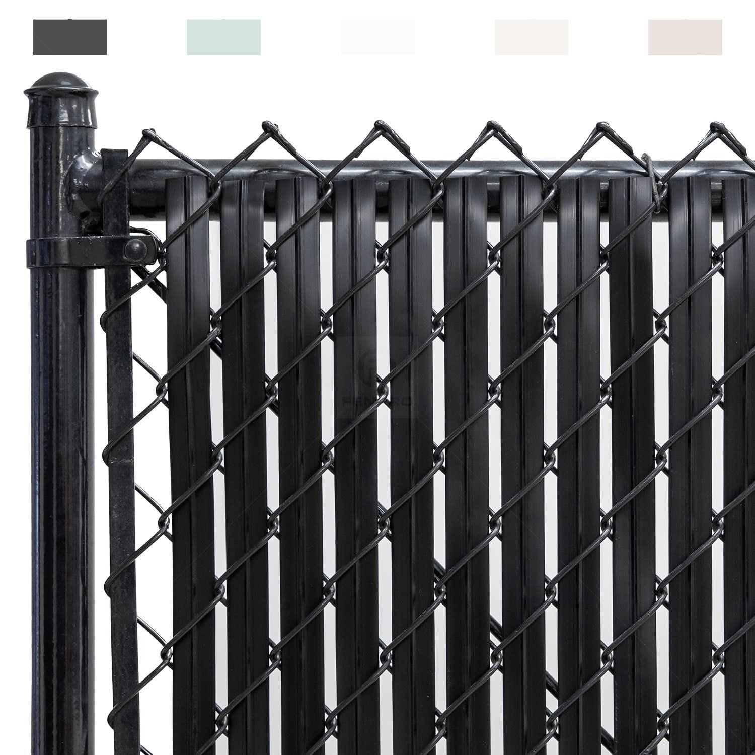 Chain-Link Fence Blade Slats with Bottom Lock (4-f