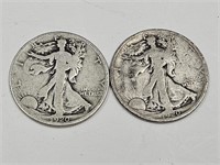 1920 Silver Walking Liberty Half Dollar Coins