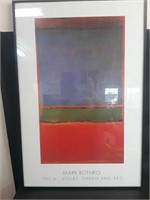 Mark Rothko NO.6 Violet,Green And Red Poster