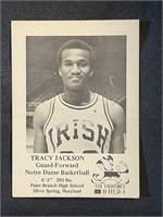 TRACY JACKSON 1970'S NOTRE DAME PROMO (CREASED)