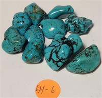 S1 - LOT OF TURQUOISE STONES (EH6)