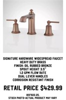 Signature Hardware Widespread Faucet