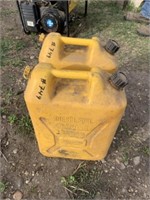 2 - Diesel Plastic Jerry Cans (5 US Gal Each)