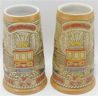 * Pair of Budweiser San Francisco Limited Edition