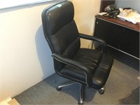 Black Leather Office Chair