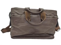 Brown Leather Top Handle Briefcase Bag