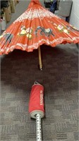 Golf Ball Caddy and Umbrella