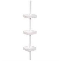 ZENNA HOME SHOWER TENSION POLE CADDY ADJUST UP TO