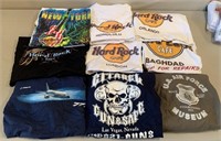 W - LOT OF 9 GRAPHIC TEES SIZE XXL (Q80)