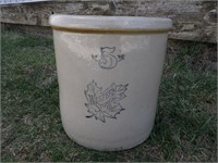5 Gallon Western Stoneware Crock