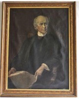 Antique portrait of Sir Wilfrid Laurier as Prime