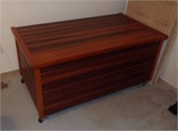 Large Wooden Toy Box on wheels