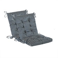2 Set Blue Patio Rocking Chair Cushion