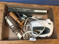 Kitchen Lot - Electric Carving Knife & Mixer Etc