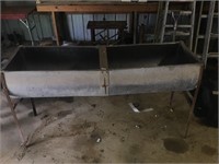 metal trough and stand