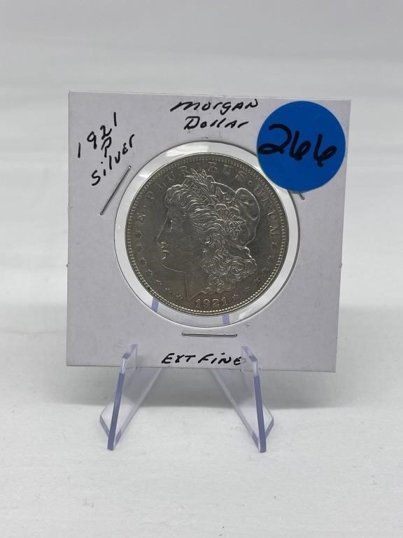 1921-P Silver Morgan Dollar Ext Fine Very Nice
