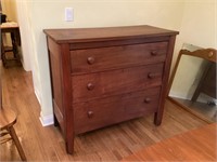 Antique 3 drawer chest