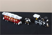 Set of 3 Train Cars (3" Tall)
