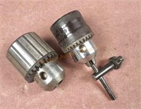 2) Jacobs Chucks 3/8"