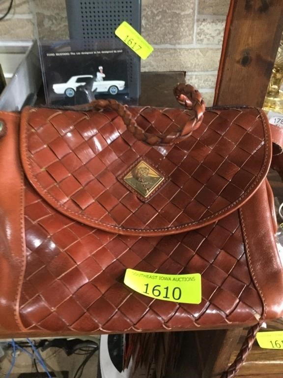 Fratini Firenze Leather Woven Bag