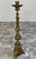 MONUMENTAL BRASS CANDLESTICK