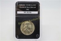 1962-D Franklin Half Dollar Genuine Uncirculated