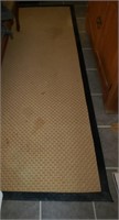 Tan / Black Edge Area Rug