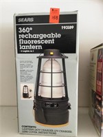 Seers rechargeable fluorescent lantern