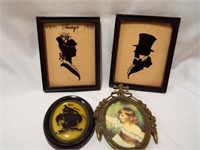Oval Metal Picture Frame ITALY - Silhouette Art