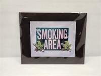 Smoking Area Matted Print