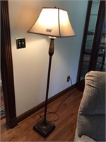 Floor lamp with marble base - 60 in tall