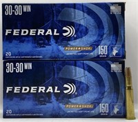 (OO) Federal 30-30 WIN Centerfire Rifle Cartridges