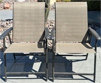 B - LOT OF 2 PATIO CHAIRS (G28)