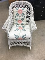 Early wicker rocker. Good condition