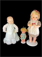 3 Vintage Baby Dolls