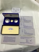 1986 Gold & Silver Liberty Proof 3 piece Set
