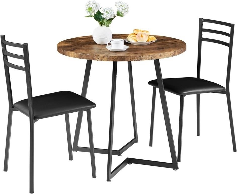 3-Piece Wood Dinette Set