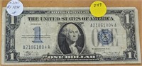 1934 BLUE SEAL $1 SILVER CERTIFICATE