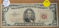1963 RED SEAL $5 NOTE