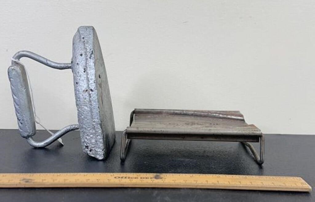 Antique Iron and Stand