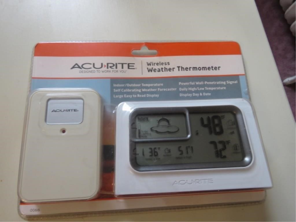 ACURITE WIRELESS WEATHER THERMOMETER